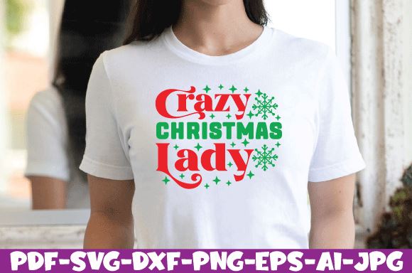 crazy christmas lady SVG farhad farhad 