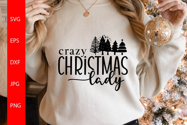 Crazy Christmas Lady SVG Free For Commercial Use SVG Sintegra 