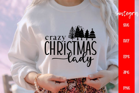 Crazy Christmas Lady SVG Free For Commercial Use SVG Sintegra 