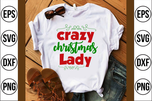 crazy christmas lady svg SVG shah alam 