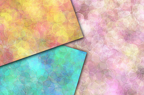 Crazy Circles Digital Papers Digital Pattern Old Market 