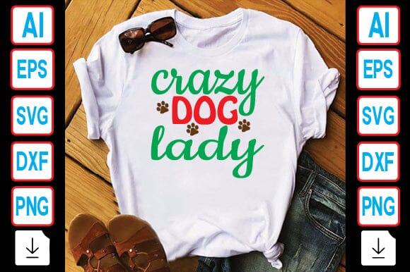 Crazy Dog Lady SVG Craftlabsvg24 