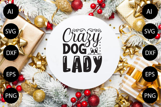 Crazy Dog Lady SVG CraftlabSvg29 