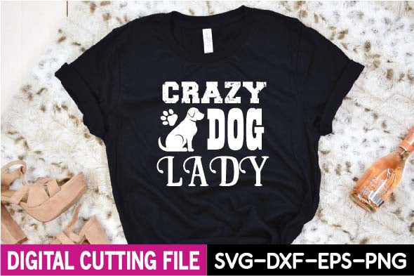crazy dog lady SVG designer krishna 