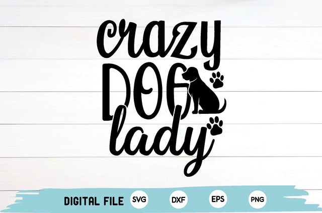 crazy dog lady SVG md faruk hossain 
