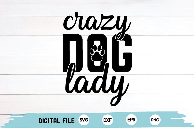 crazy dog lady SVG md faruk hossain 
