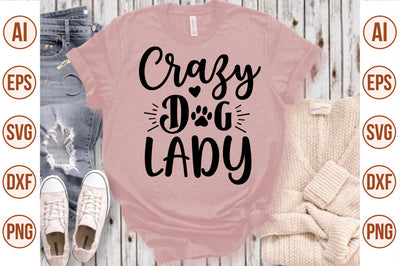 Crazy Dog Lady svg SVG nirmal108roy 