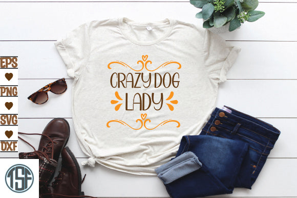 Crazy Dog Lady SVG thesvgfactory 