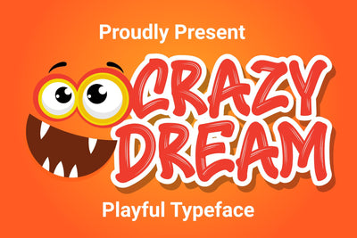 Crazy Dream - Funny Font Font Dumadistyle 