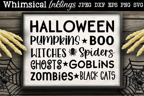 Crazy Halloween SVG Bundle SVG Whimsical Inklings 