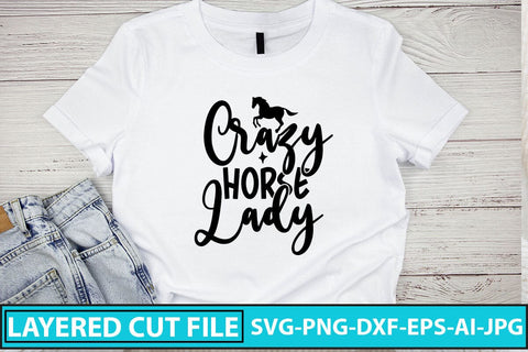 Crazy Horse Lady SVG Cut File SVG Syaman 