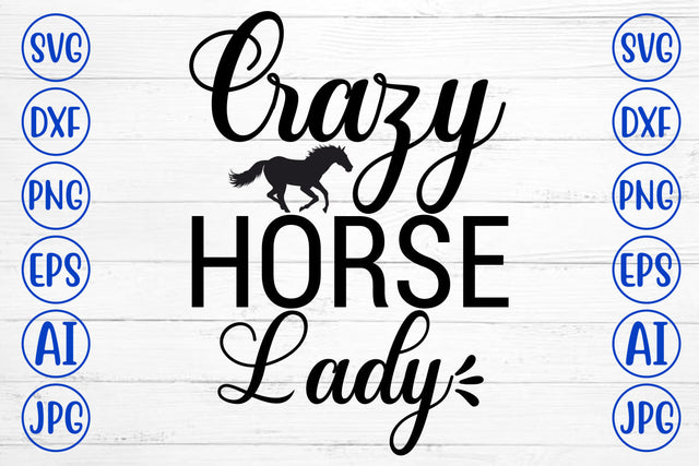 Crazy Horse Lady SVG Cut File SVG Syaman 