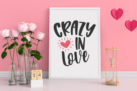 Crazy In Love - SVG, PNG, DXF, EPS SVG Elsie Loves Design 