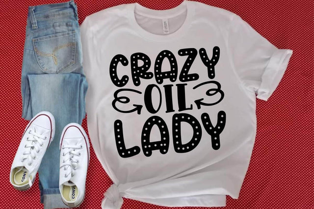 Crazy Oil lady svg SVG designartist 