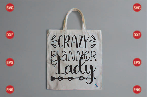 Crazy Planner Lady SVG CraftlabSvg29 