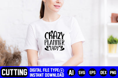 Crazy Planner Lady SVG CraftlabSvg29 