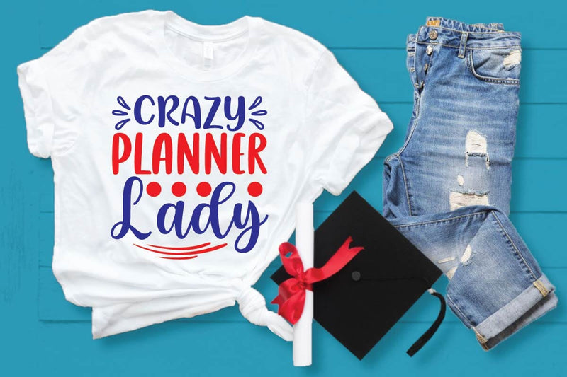 Crazy Planner Lady SVG Shahin alam 