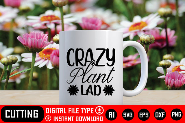 Crazy Plant Lad SVG CraftlabSvg29 