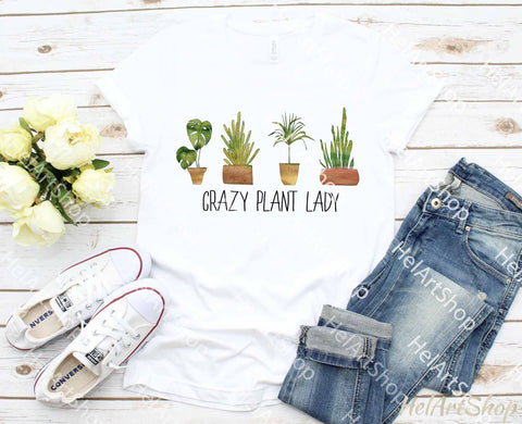 Crazy Plant Lady Png, Sublimation Png Sublimation _HelArtShop_ 