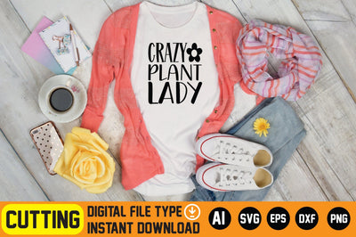 Crazy Plant Lady SVG CraftlabSvg29 