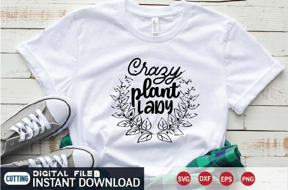 crazy plant lady SVG designer krishna 