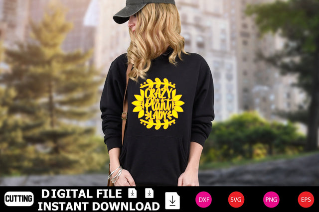 Crazy Plant Lady SVG Shahin alam 