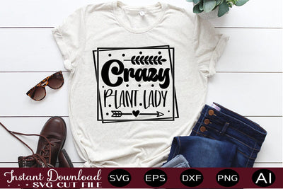 Crazy Plant Lady SVG SVG designmaster24 