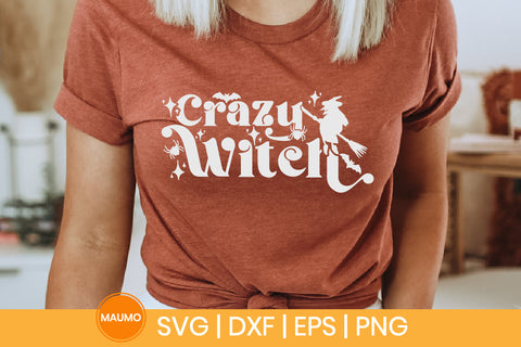 Crazy witch | Halloween svg quote SVG Maumo Designs 