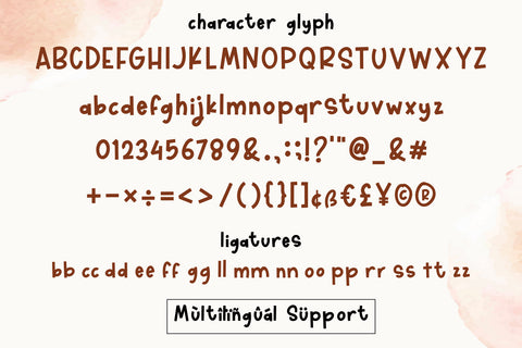 Cream Sugar Font Mozarella 