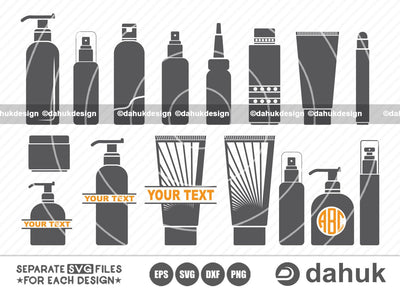 Cream Tube SVG, Tube Icon PNG, Container For Cream, Cream Bottle SVG, Cream Clipart, Cut File For Silhouette, Svg, Eps, Dxf, Png, Clipart Cricut Design Space, Vinyl Cut Files SVG dahukdesign 