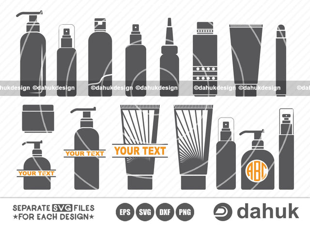 Cream Tube SVG, Tube Icon PNG, Container For Cream, Cream Bottle SVG, Cream Clipart, Cut File For Silhouette, Svg, Eps, Dxf, Png, Clipart Cricut Design Space, Vinyl Cut Files SVG dahukdesign 