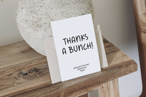 Creamy Baked - Handwritten font Font Timur type 