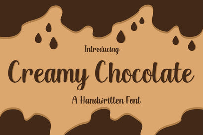 Creamy Chocolate Font Manjali_Studio 
