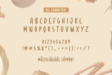 Creamy Dreams - Handwritten font Font Timur type 