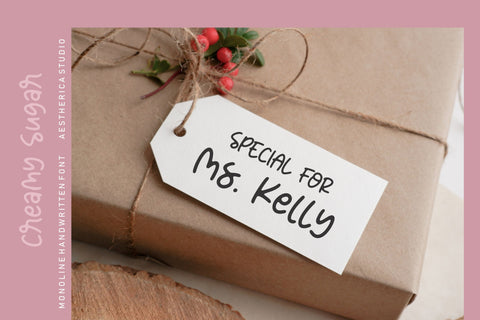 Creamy Sugar Font Aestherica Studio 