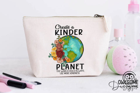 Create A Kinder Planet Png Sublimation Sublimation Owlsome.Designs 