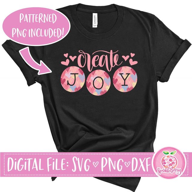 Create Joy | SVG Cut file PNG Sublimation SVG SparkleBerry 