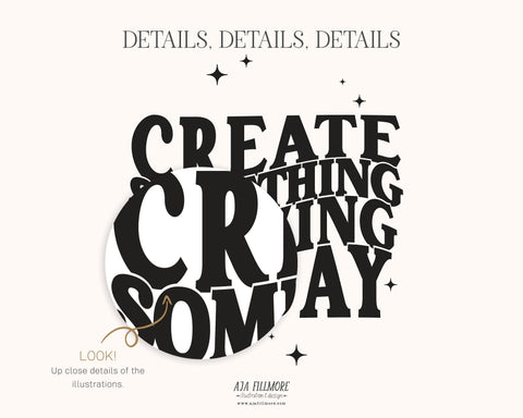 Create Today Sublimation File Sublimation Aja Nicole Designs 