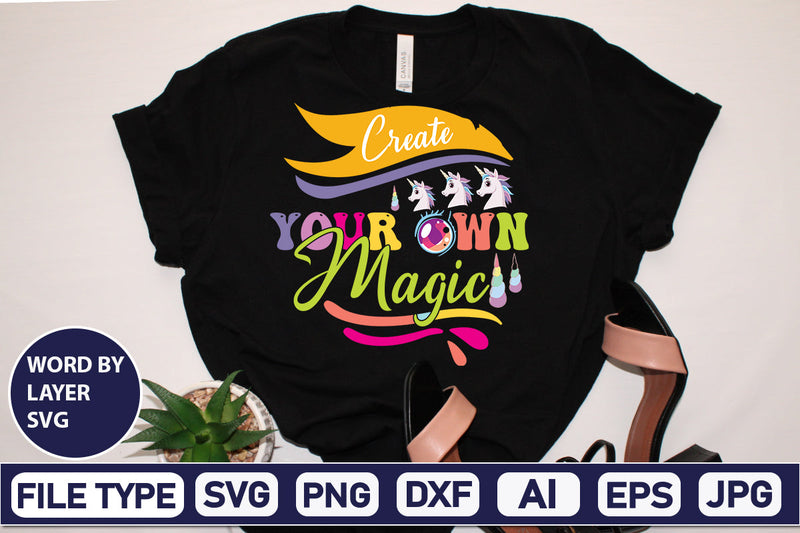 Create Your Own Magic SVG Cut File SVG DesignPlante 503 