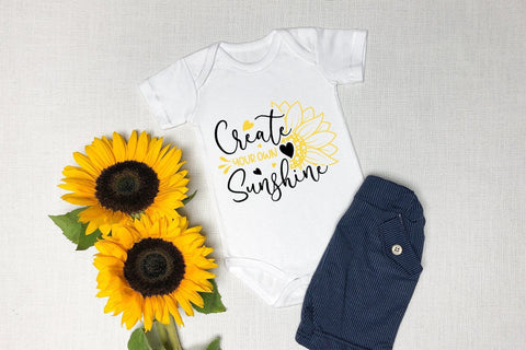 Create Your Own Sunshine - Sunflower SVG SVG CraftLabSVG 