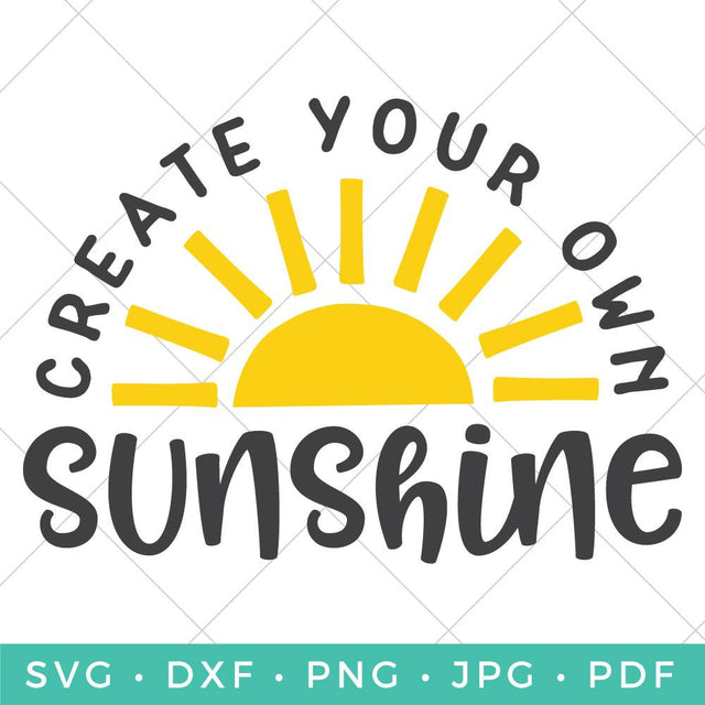Create Your Own Sunshine SVG Hey Let's Make Stuff 