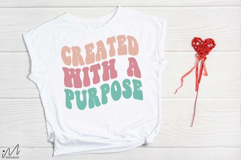 Created with a purpose svg bundle, Christian t shirt bundle, Jesus t shirt bundle, God svg SVG Isabella Machell 