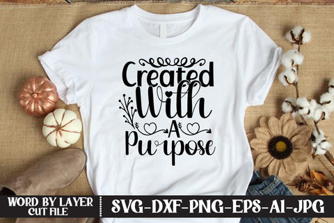 Created With A Purpose SVG CUT FILE SVG MStudio 