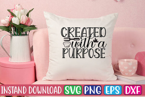 Created with a Purpose SVG Cut File SVGs, Quotes and Sayings, Food & Drink, Holiday,On Sale, SVG Studio Innate 