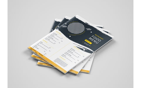 Creative Fast Food Menu Flyer Design SVG naemmiah021 
