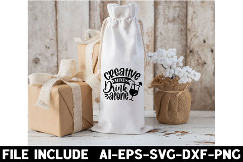 Creative minds drink alone SVG Rupkotha 