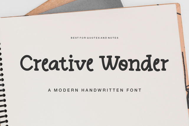 Creative Wonder Font Font Balpirick 