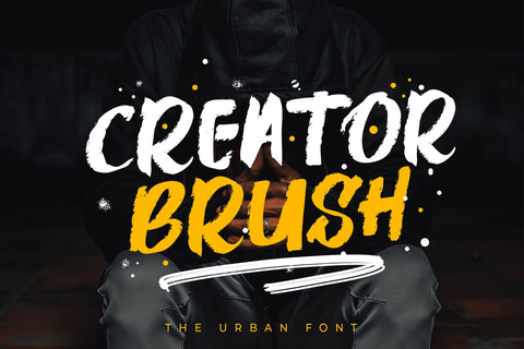 Creator Brush Font LetterdayStudio 