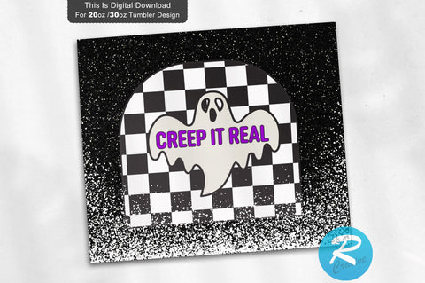 Creep It Real 20 oz / 30 oz Tumbler PNG Sublimation Regulrcrative 