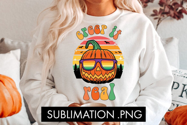 Creep it real Halloween Sublimation PNG Sublimation Freeling Design House 